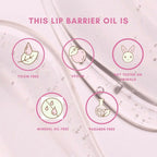 The Skin Diet Company Lip Barrier Oil Clear Gloss with Peptides Hydrates, For Dry & Pigmented Lips