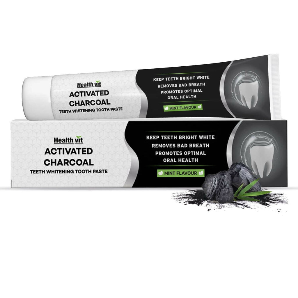 Healthvit Activated Charcoal Toothpaste
