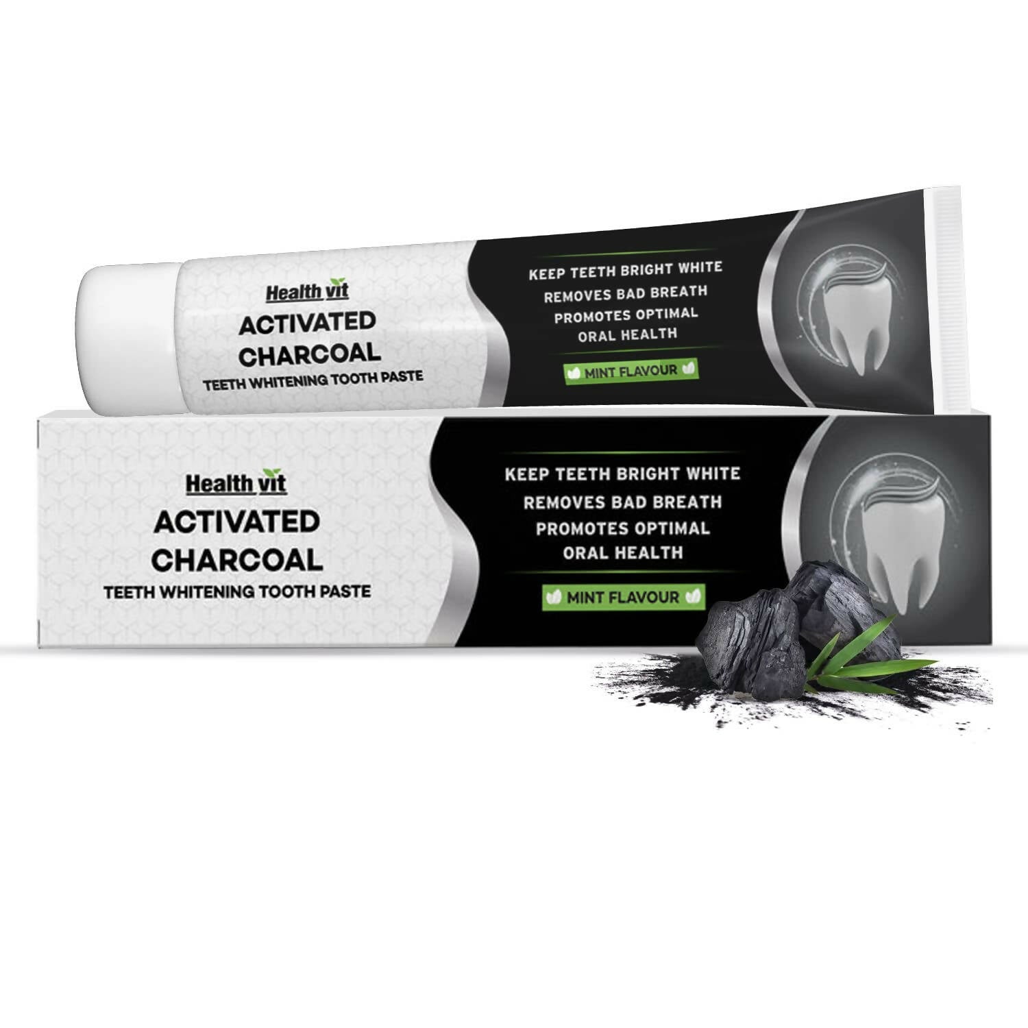 Healthvit Activated Charcoal Toothpaste