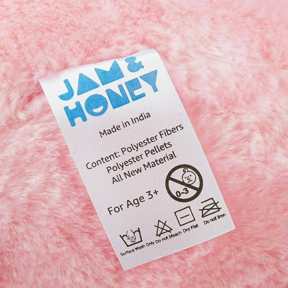 Jam & Honey Teddy Bear, Cute, Soft Toy (Pink)