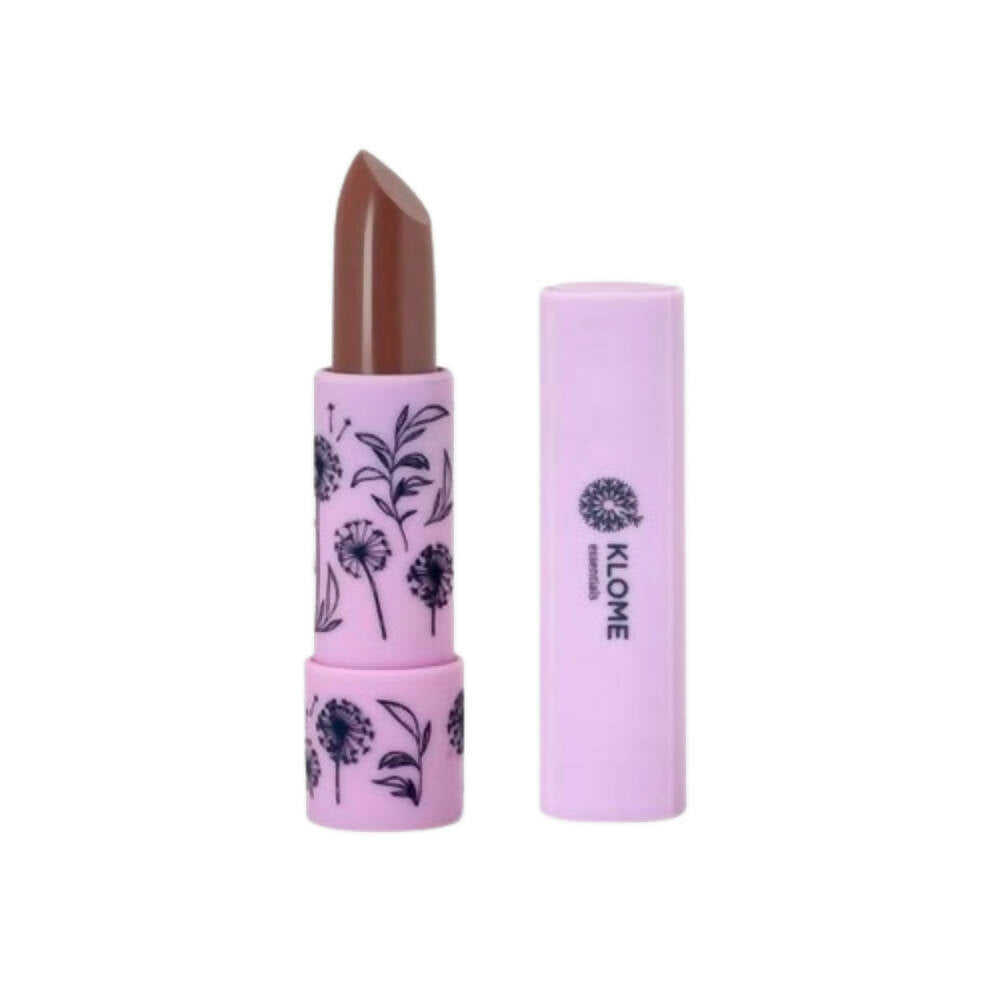 Klome Essentials Vegan Matte Lipstick-Rosewood (Dark Brown)