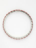 NVR Women's Set of 4 Pink CZ Stone-Studded Handcrafted Bangles - Distacart
