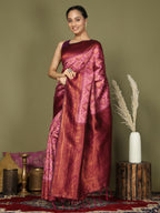 Shree Shyam Fashion Lichi Silk Light Pink Saree - Distacart