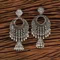 Joban Fashion Women Silver Black Oxidised Earrings - Distacart