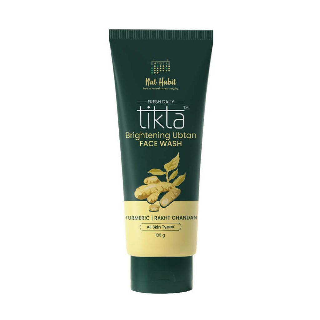 Nat Habit Brightening Ubtan Tikta Face Wash - Distacart