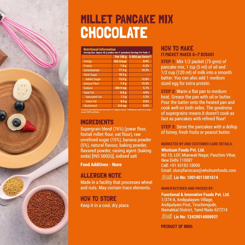 Slurrp Farm Healthy Pancake Lovers Combo - Distacart