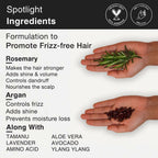 Soulflower Rosemary Argan Conditioner for Dry & Frizzy Hair, Damage Repair, Cocoa & Shea Butter