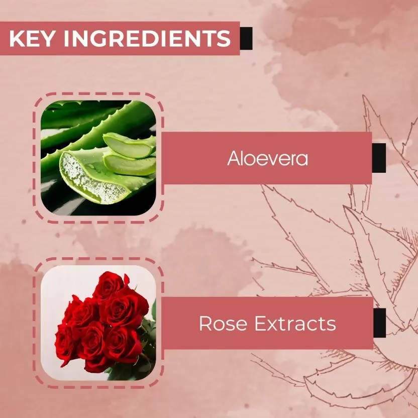 Ae Naturals Pure Aloevera Gel With Rose Extracts