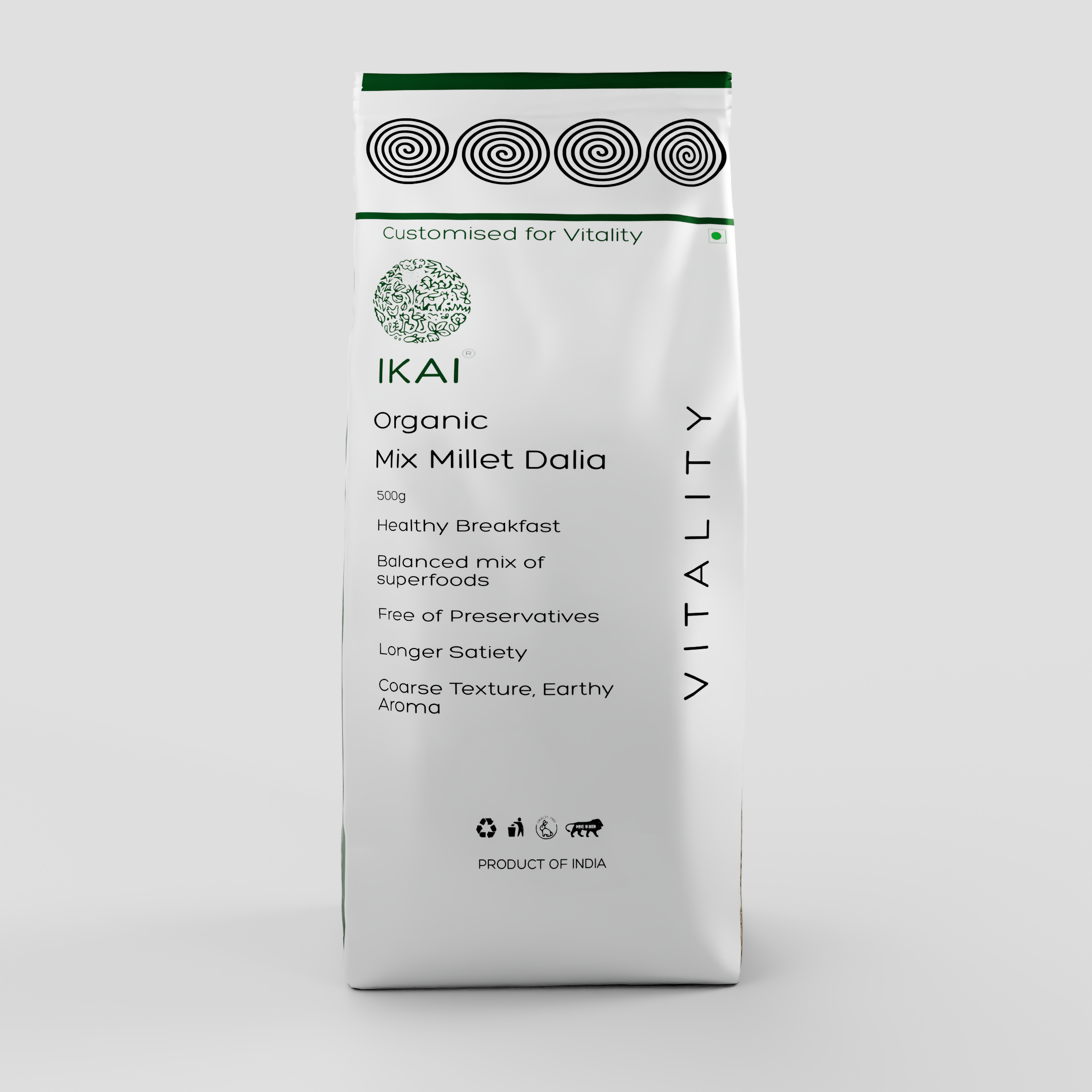 2 - Organic Mix Millet Dalia - 500 gm