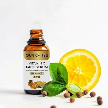 Our Cares Vitamin C Daily Glow Face Serum for Men & Women - Distacart