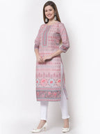 Myshka Multi Color Pure Cotton Printed Kurta