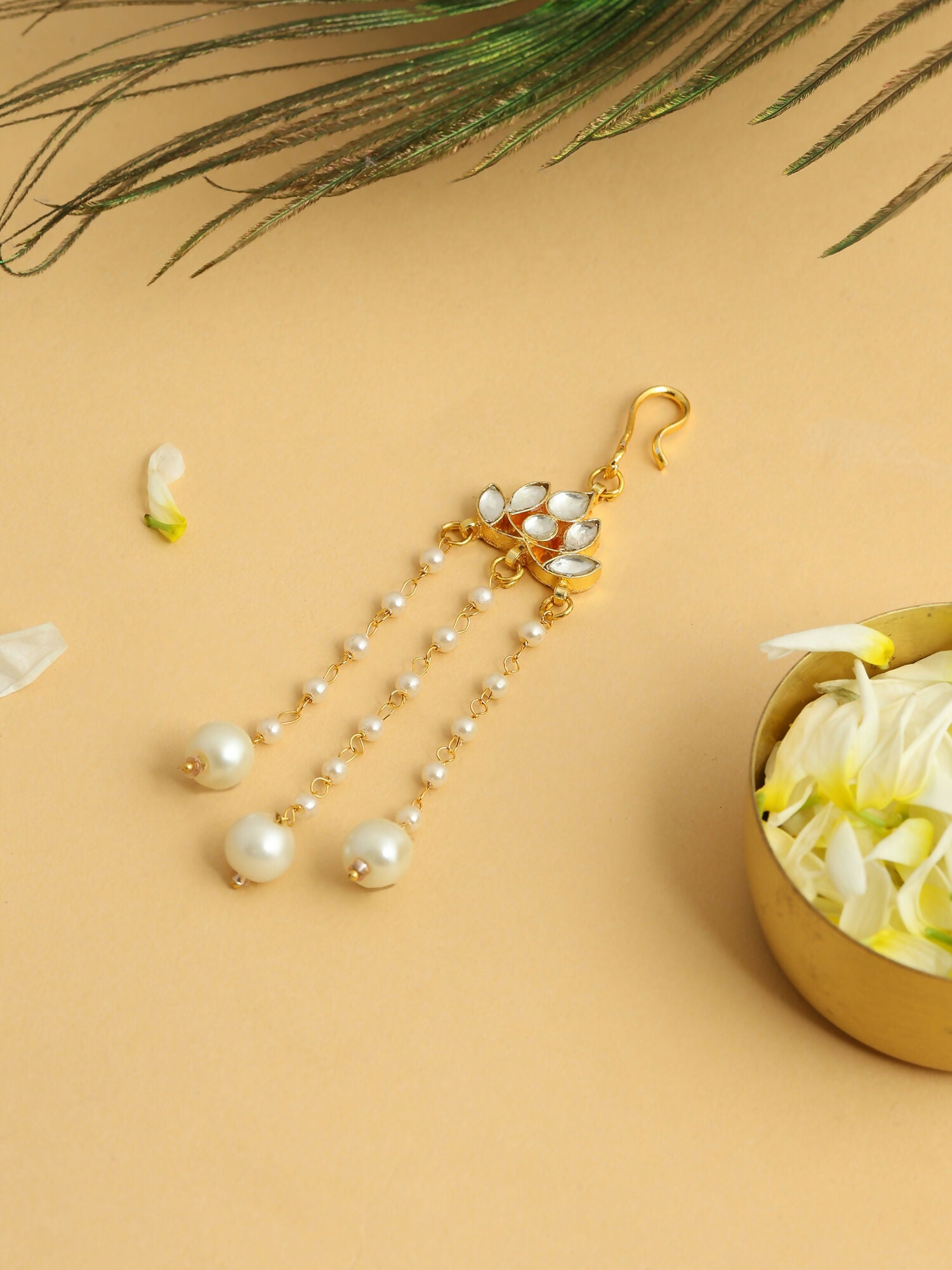 Ruby Raang Lotus Hair Brooch