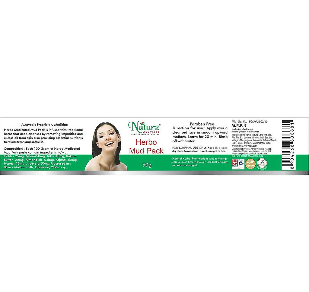 Naturz Ayurveda Herbo Mud Pack