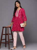 Ahalyaa Women's Traditional wear Tunic - Red