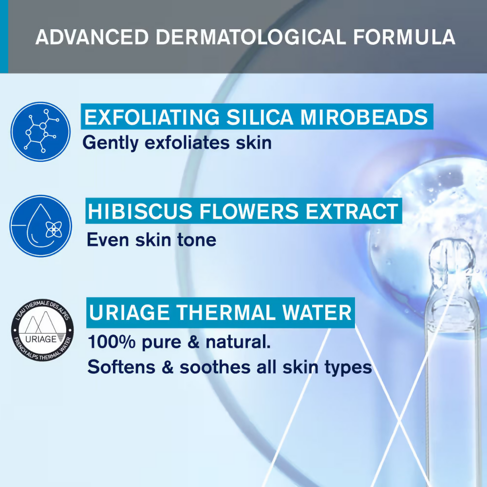 Uriage Daily Facial Scrub With Silica Microbeads