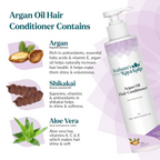 Kulsum's Kaya Kalp Red Onion Shampoo & Argan Oil Hair Conditioner Combo For Anti-Hair Fall, Silky, Soft & Smooth Hair