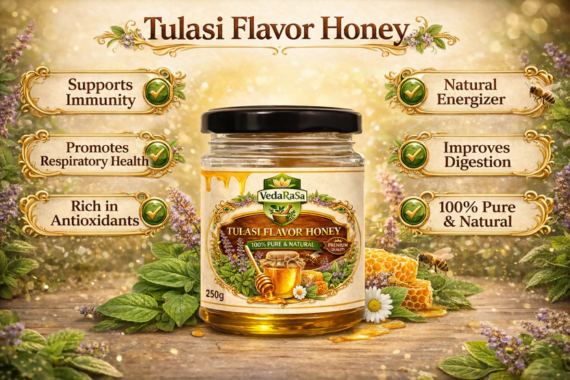 VedaRasa Tulasi Flavor Honey