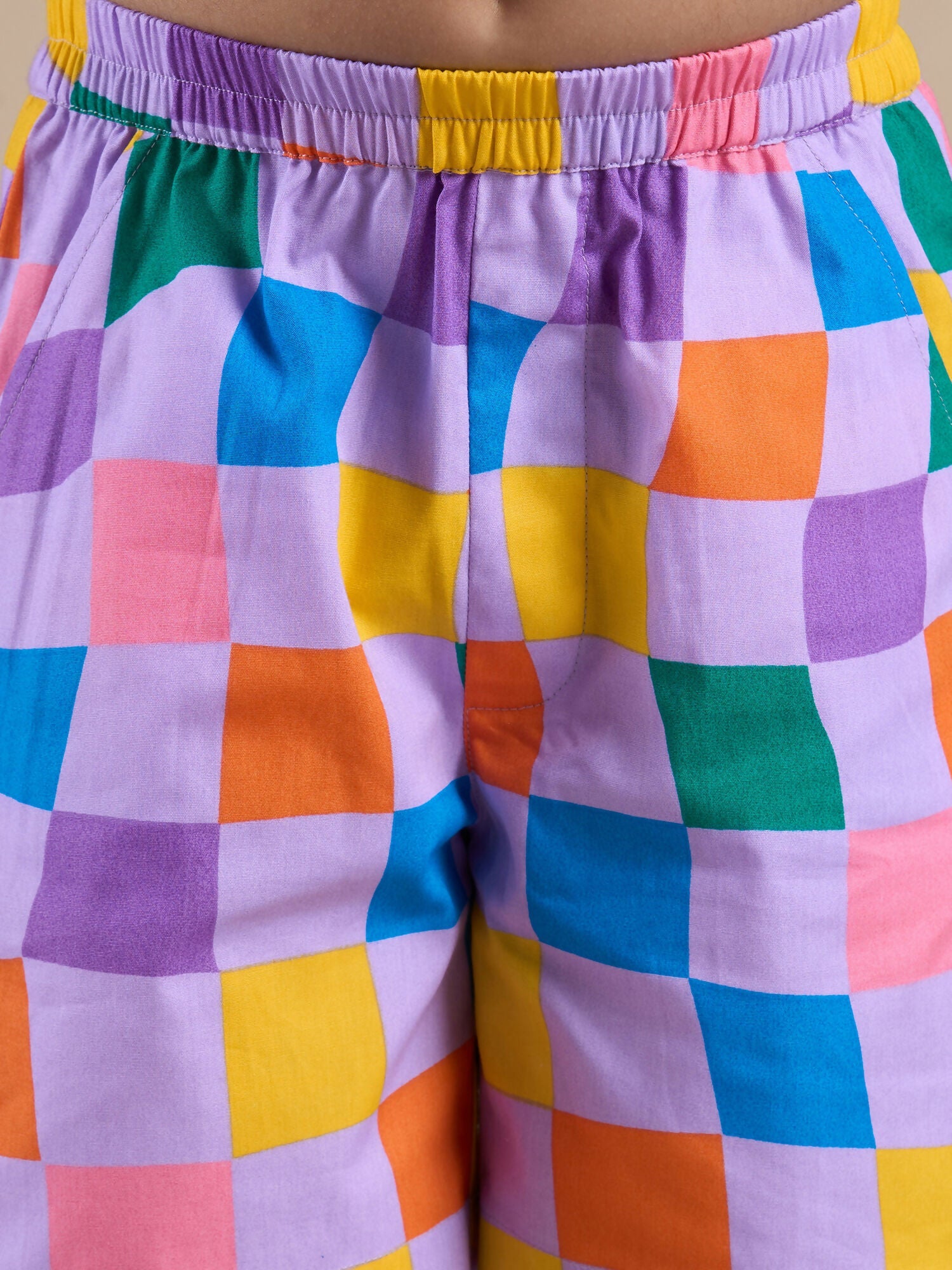 Snakes and Ladders Boys Multi Color Rotary Print Shirt and Boxer Set from Siblings Collection