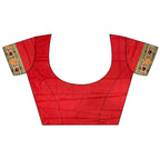 Joban Fashion Red Banarasi Soft Silk Woven Saree - Distacart