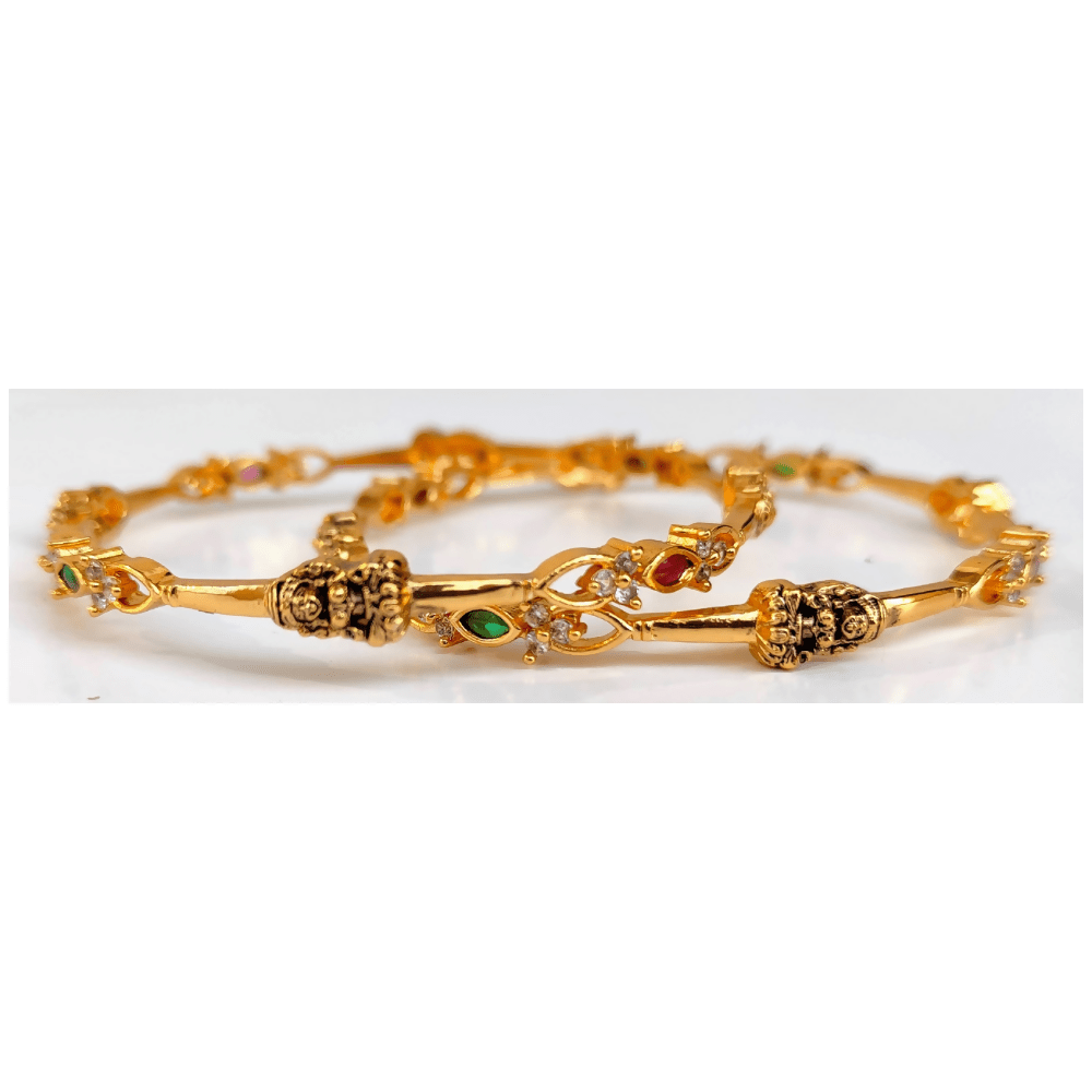 Antique Multicolor Temple bangles