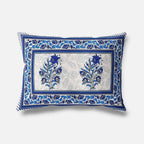 Jaipuri Hand Printed Floral 144TC Cotton DoubleQueen Bedsheet with 2 Pillow Covers