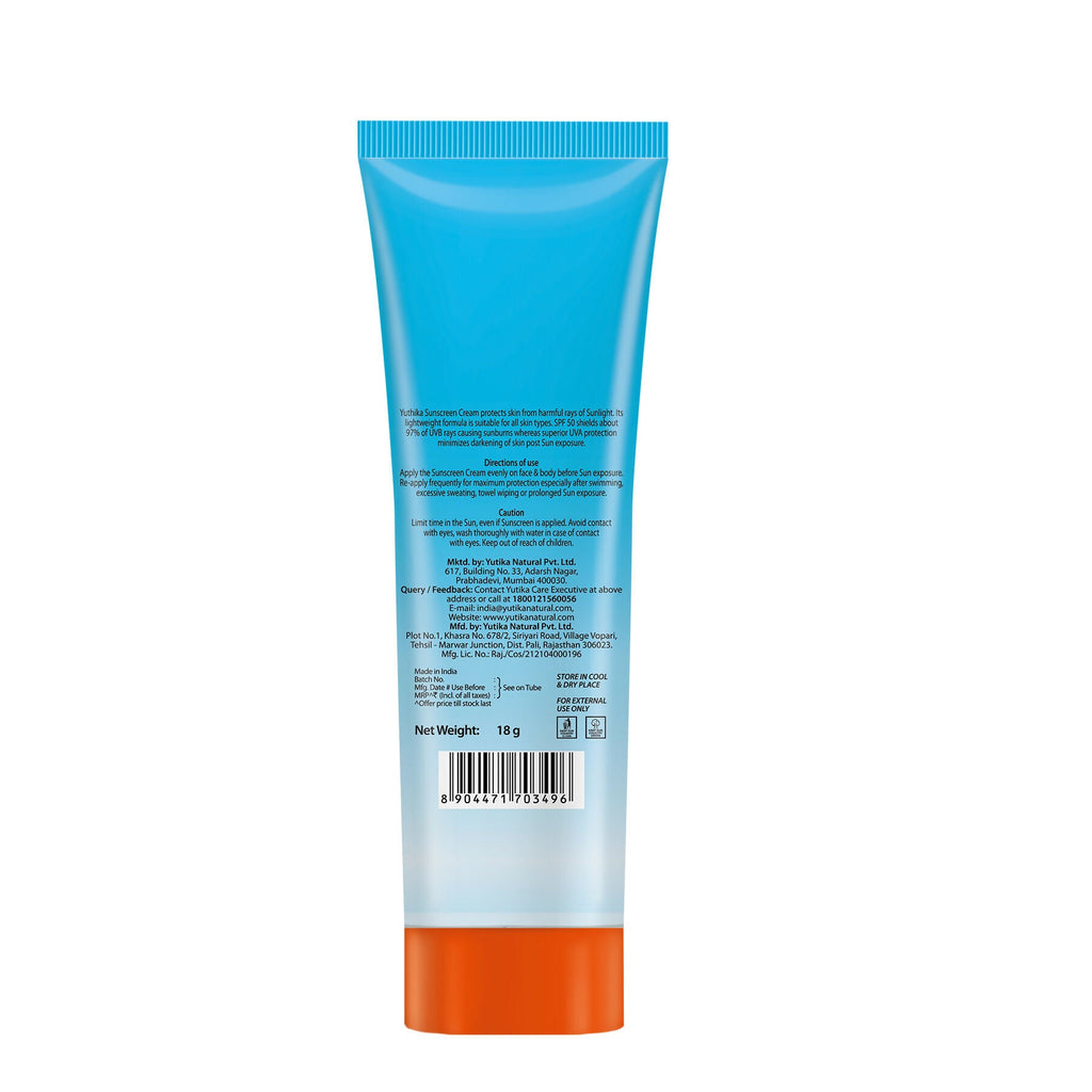 Yuthika Sunscreen Lotion SPF 50 PA+++(Pack of 3)