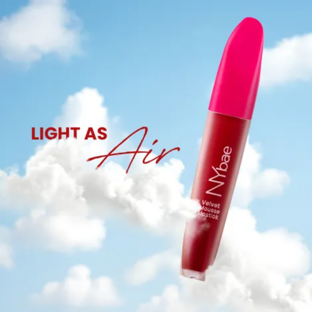 NY Bae Velvet Mousse Liquid Lipstick - Red Hot Rebel 01