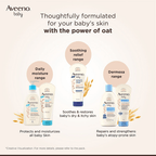 Aveeno Baby Daily Moisture Lotion, Oatmeal Face & Body Moisturizer for Dry, Itchy & Sensitive Skin