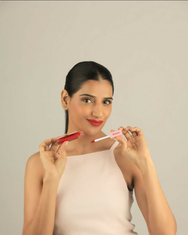 Ammoha Cosmetics Long-Lasting, Matte-Finished Ruby Obsession Color Liquid Lipstick