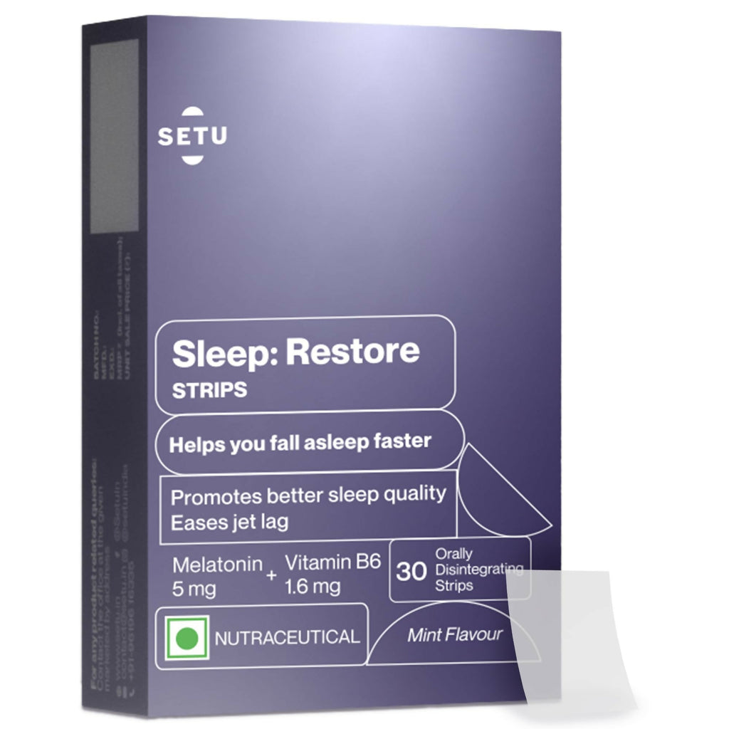 Setu Sleep Restore Plant Based Melatonin - Tasty Mint Flavor