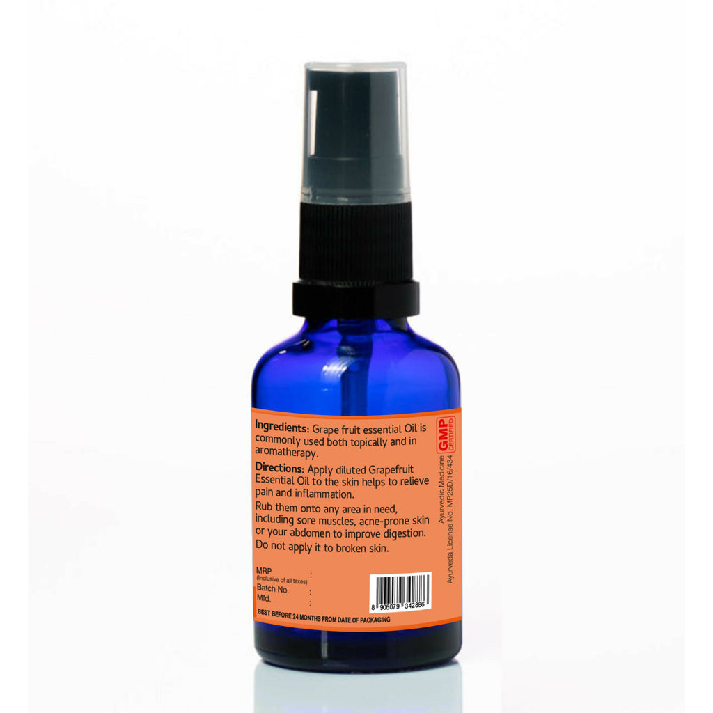 Organic Wellness Grape Fruit Essential Oil for Skin Lightening - Distacart