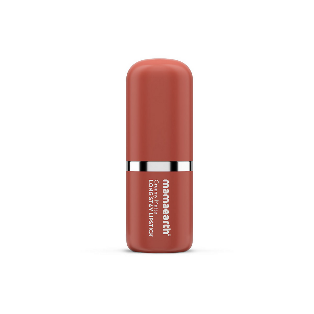 Mamaearth Creamy Matte Long Stay Lipstick - Apricot Taupe