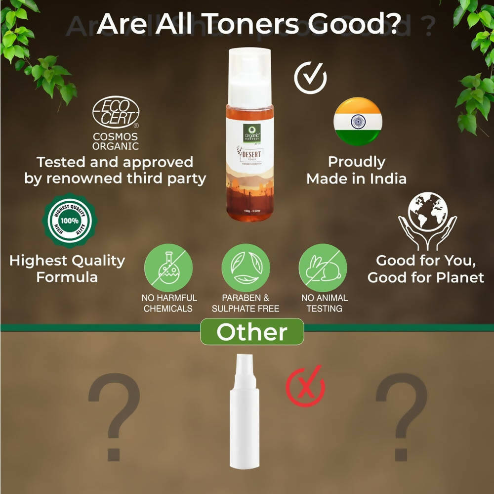 Organic Harvest Desert Toner For Deep Hydration
