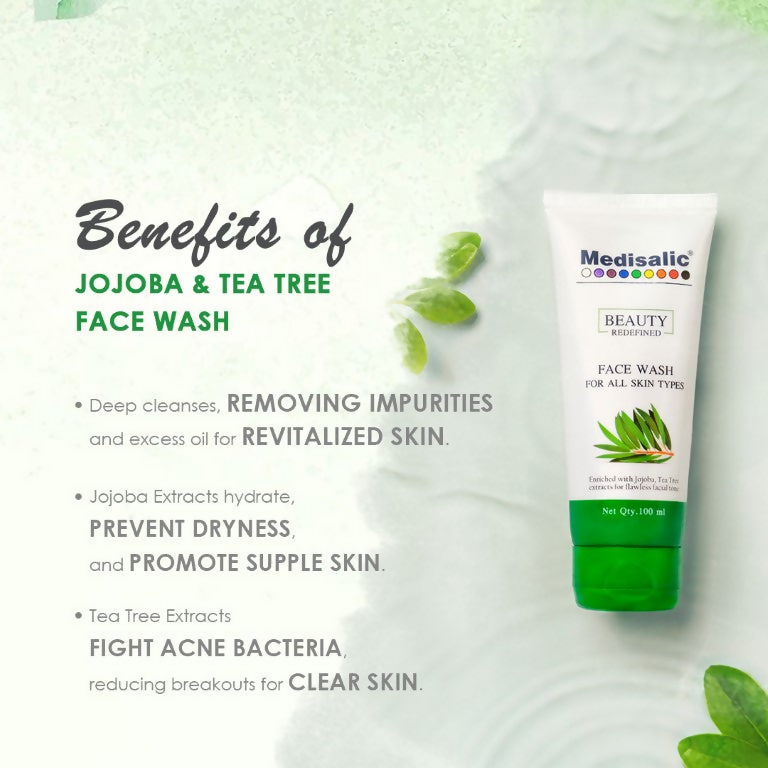 Torque's Medisalic Face Wash Enriched With Jojoba And Tea Tree Extracts For All Skin Types