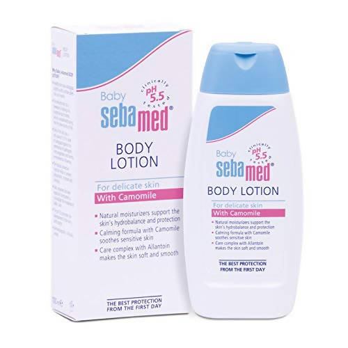 Sebamed Baby Lotion with Ph 5.5, Camomile & Allantoin for Sensitive Skin