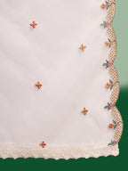 Sangria Embroidered Kurta With Trouser & Dupatta