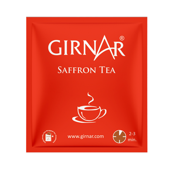 Girnar Black Tea Bags - Saffron - Distacart