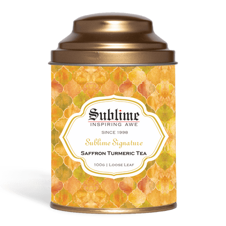 Sublime Inspiring Awe Saffron Turmeric Tea
