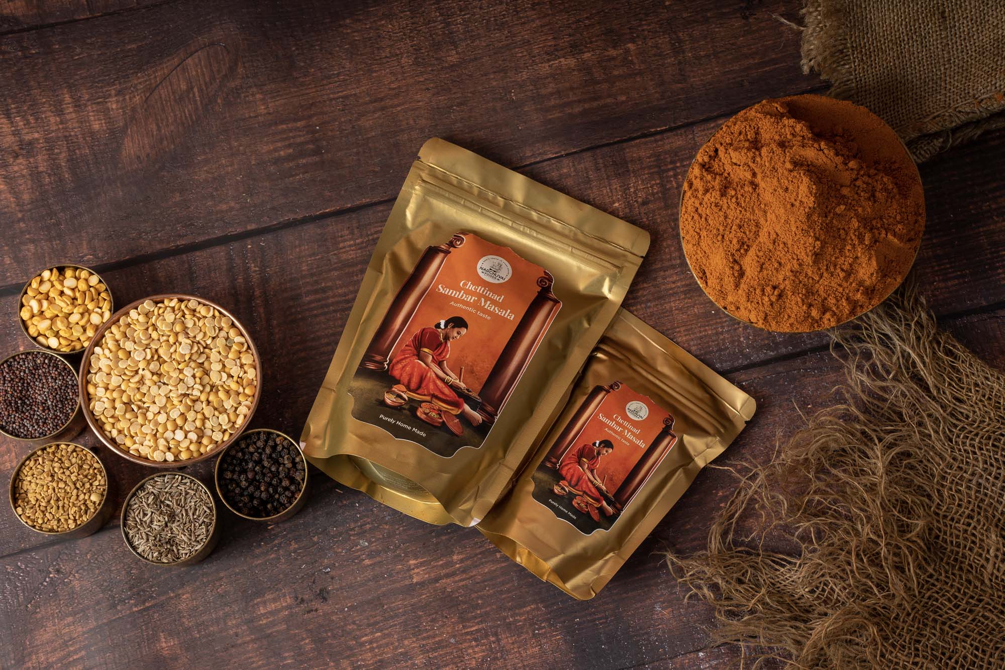 Narchuvai Foods Chettinad Sambar Masala - Distacart