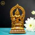 Brass Saraswati Devi Idol - Divine Source of Knowledge and Creativity