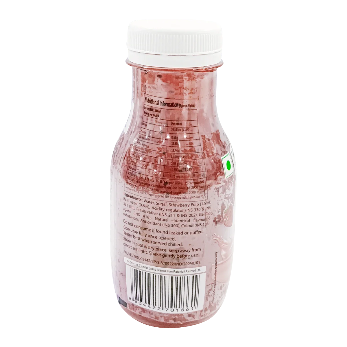 Patanjali Strawberry Basil Drink - Distacart