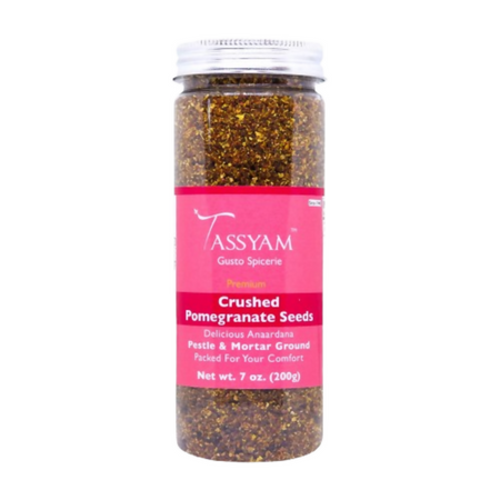Tassyam Organics Anardana Ground - Dried Pomegranate Arils