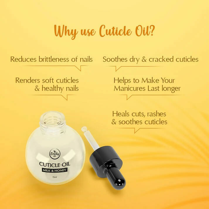The Beauty Co. Milk & Honey Cuticle Oil for Nails