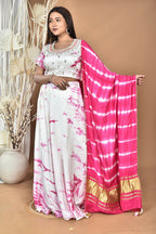 Morchari Women Tai Dai And Hand Embroidery Lehenga-Rani