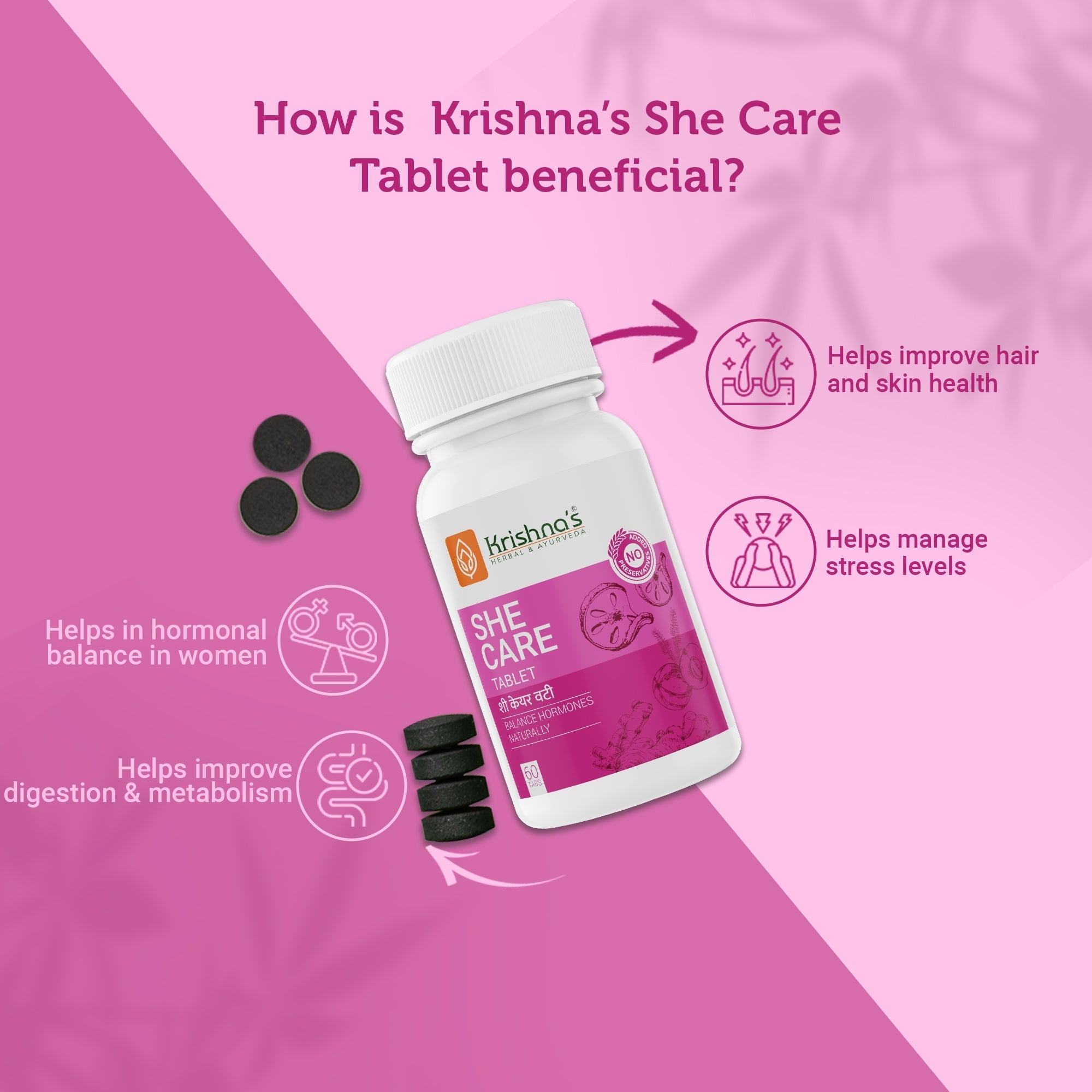 Krishna'S Herbal & Ayurveda She Care Tablets