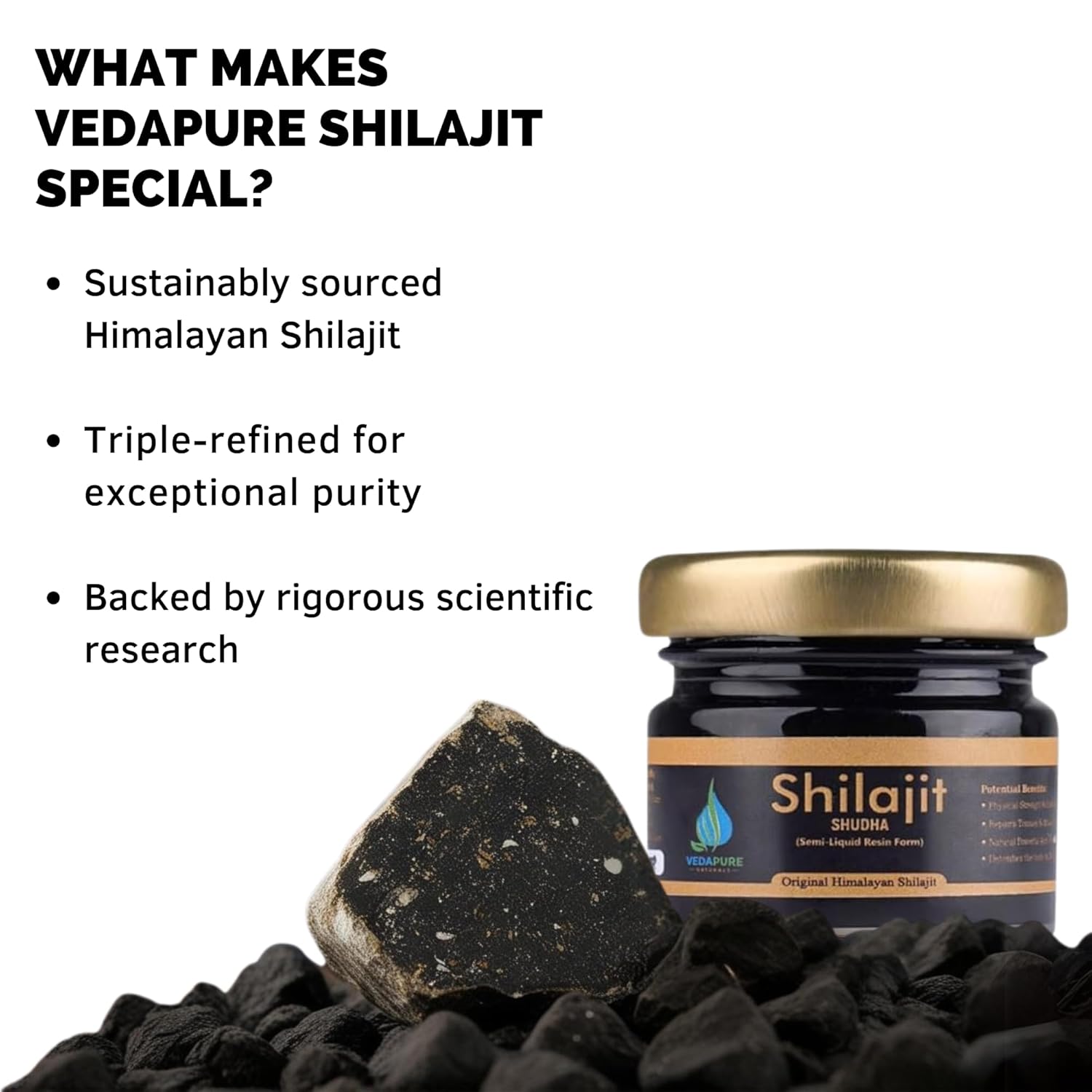 Vedapure Shudh Himalayan SJ Resin 25g - Limited Time Offer