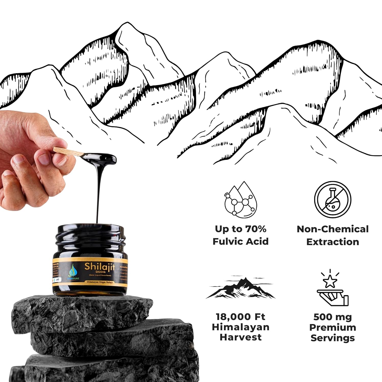 Vedapure Shudh Himalayan SJ Resin 25g - Limited Time Offer