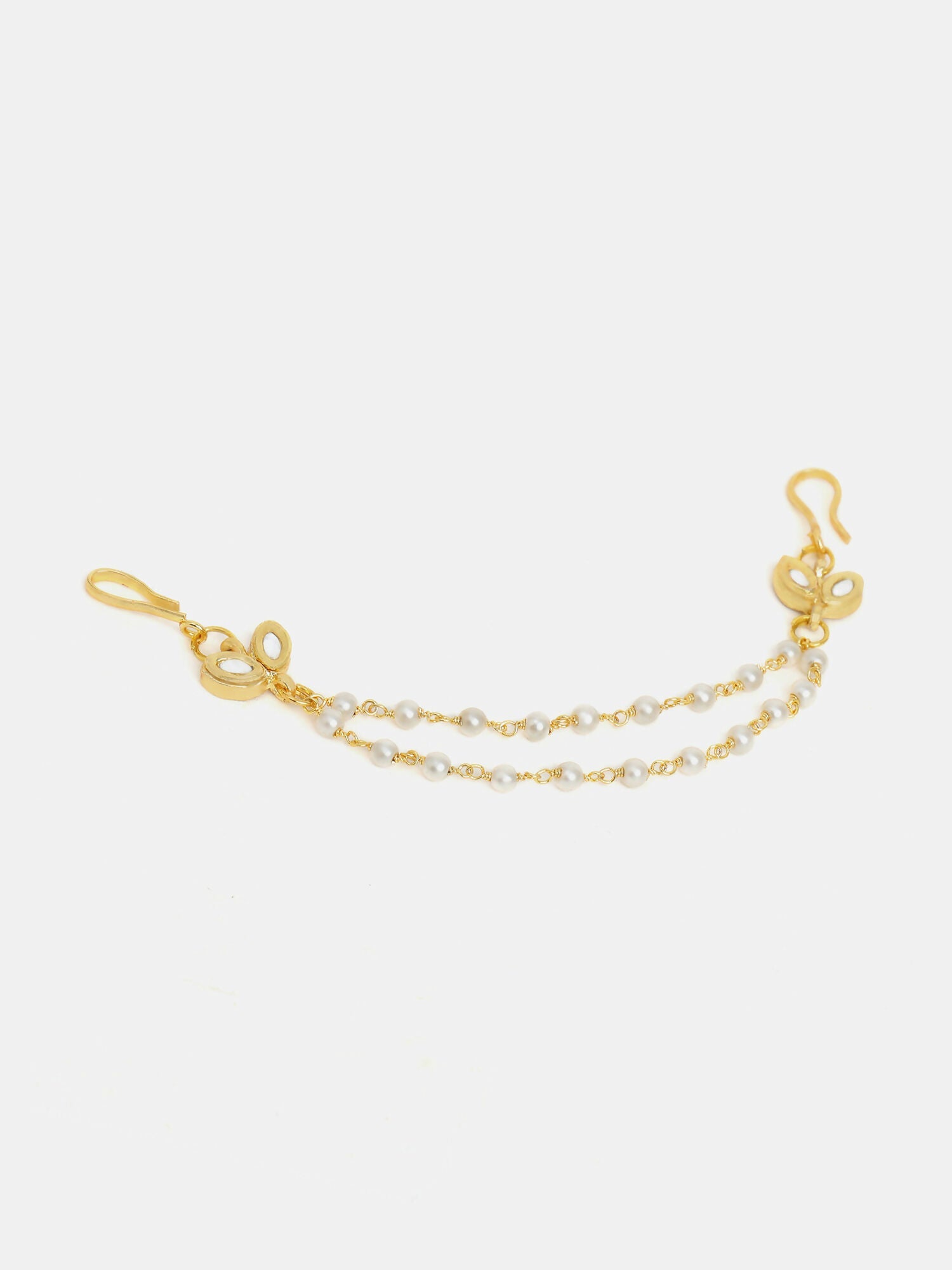 Ruby Raang Pearl Hair Jewellery - Distacart