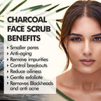 Nuerma Science Charcoal Face Scrub | Remove Dead Skin Cells & Cleanse Deeply
