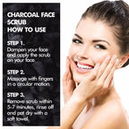 Nuerma Science Charcoal Face Scrub | Remove Dead Skin Cells & Cleanse Deeply